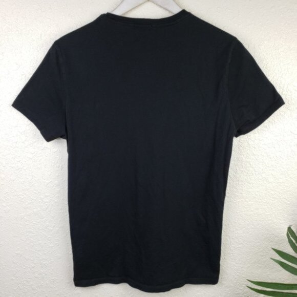 ATM Anthony Thomas Melillo Merlot & Black Plaid Crewneck T-Shirt size S Burgundy - Picture 10 of 13